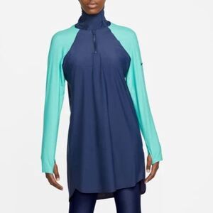 Nike Victory Size SMALL Full-Coverage Swim Tunic UPF 40+ Black NESSA441-339 NEW